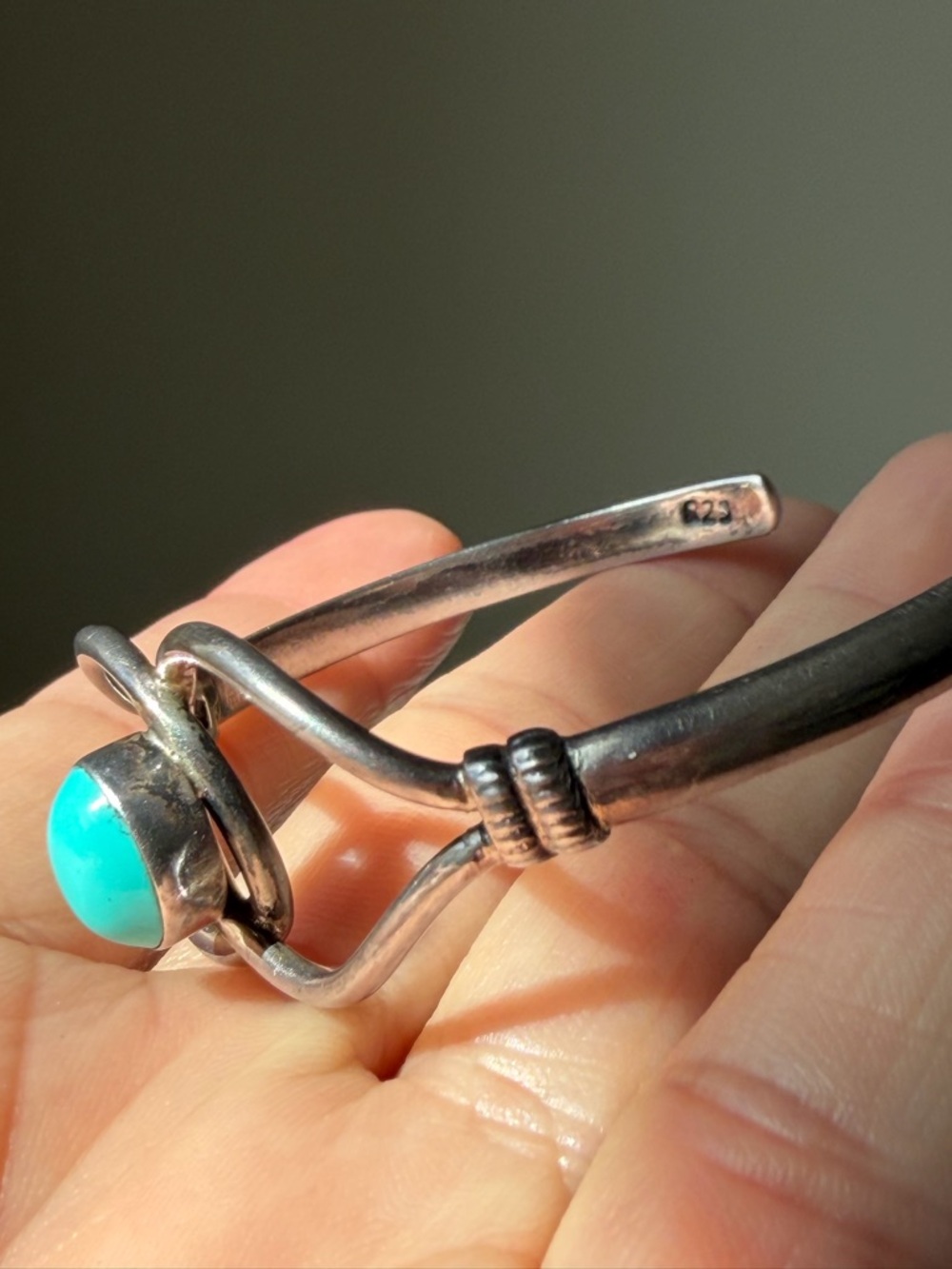 Turquoise cuff - Picture 3 of 4